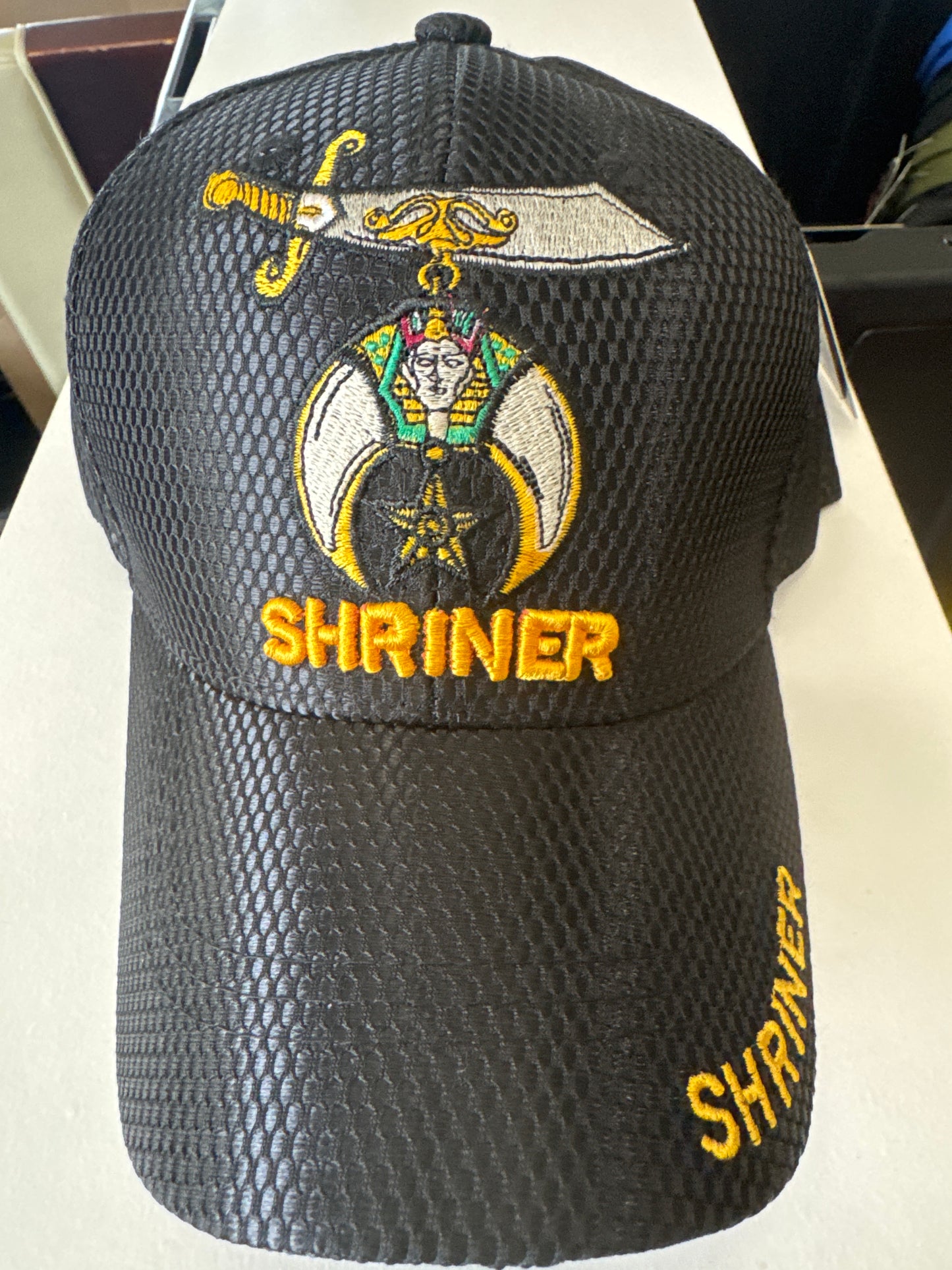 Cap • Shriner - Black Shiny Mesh