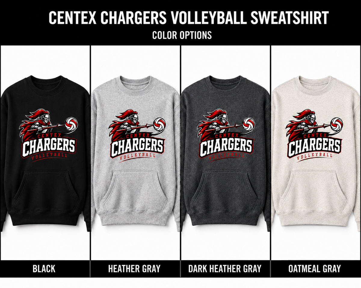 Chargers Volleyball • Pocket Sweatshirt