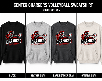 Chargers Volleyball • Pocket Sweatshirt