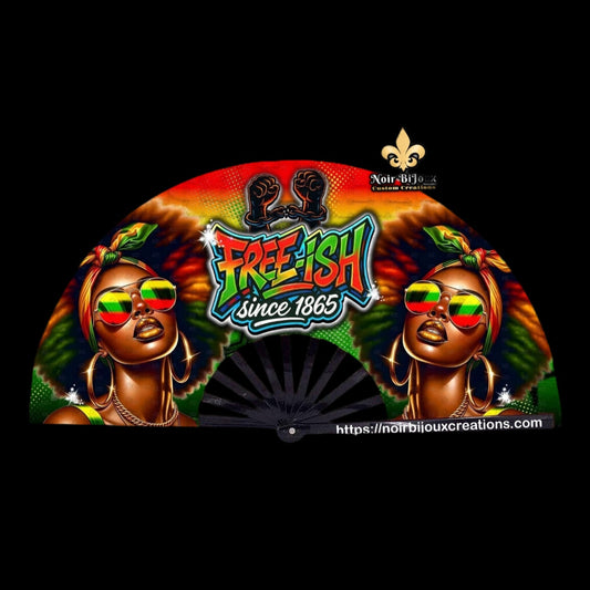 Large Clack Fan • Juneteenth - Freeish