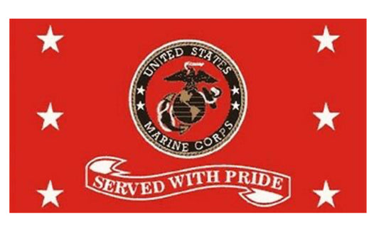 Flag • US Marine - Served With Pride