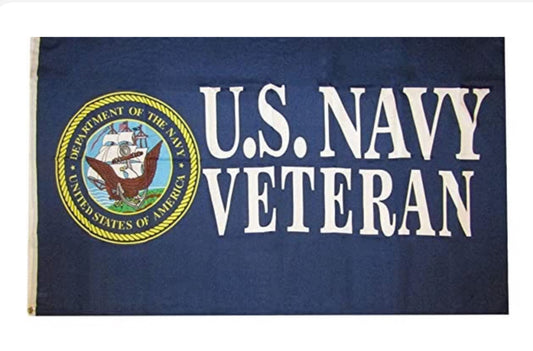 Flag • US Navy Veteran - Seal