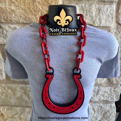 3D • Hype Sports Fan Chain: Oversized: LB Horseshoe