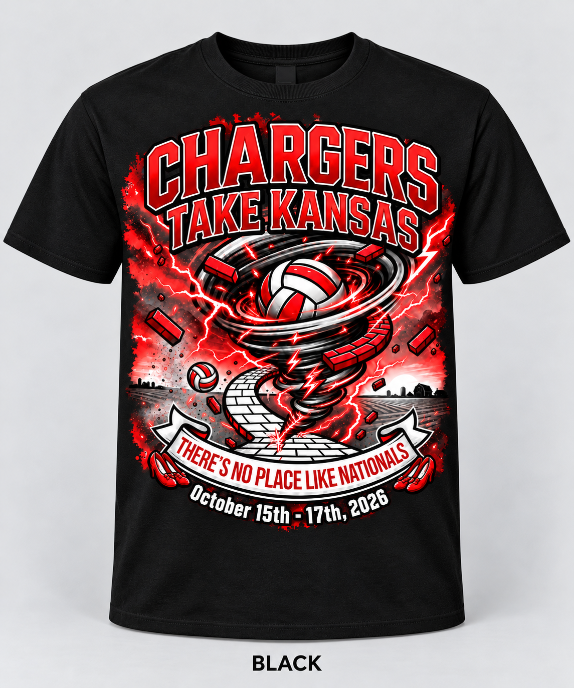 Chargers Take Kansas • Short Sleeve Tee
