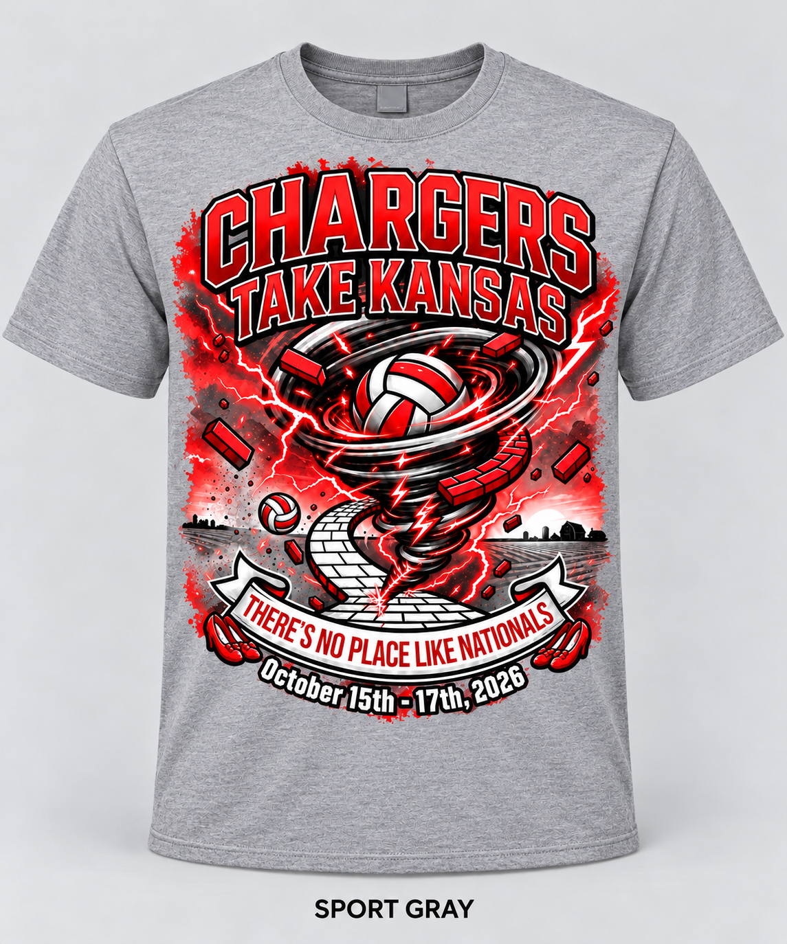Chargers Take Kansas • Short Sleeve Tee