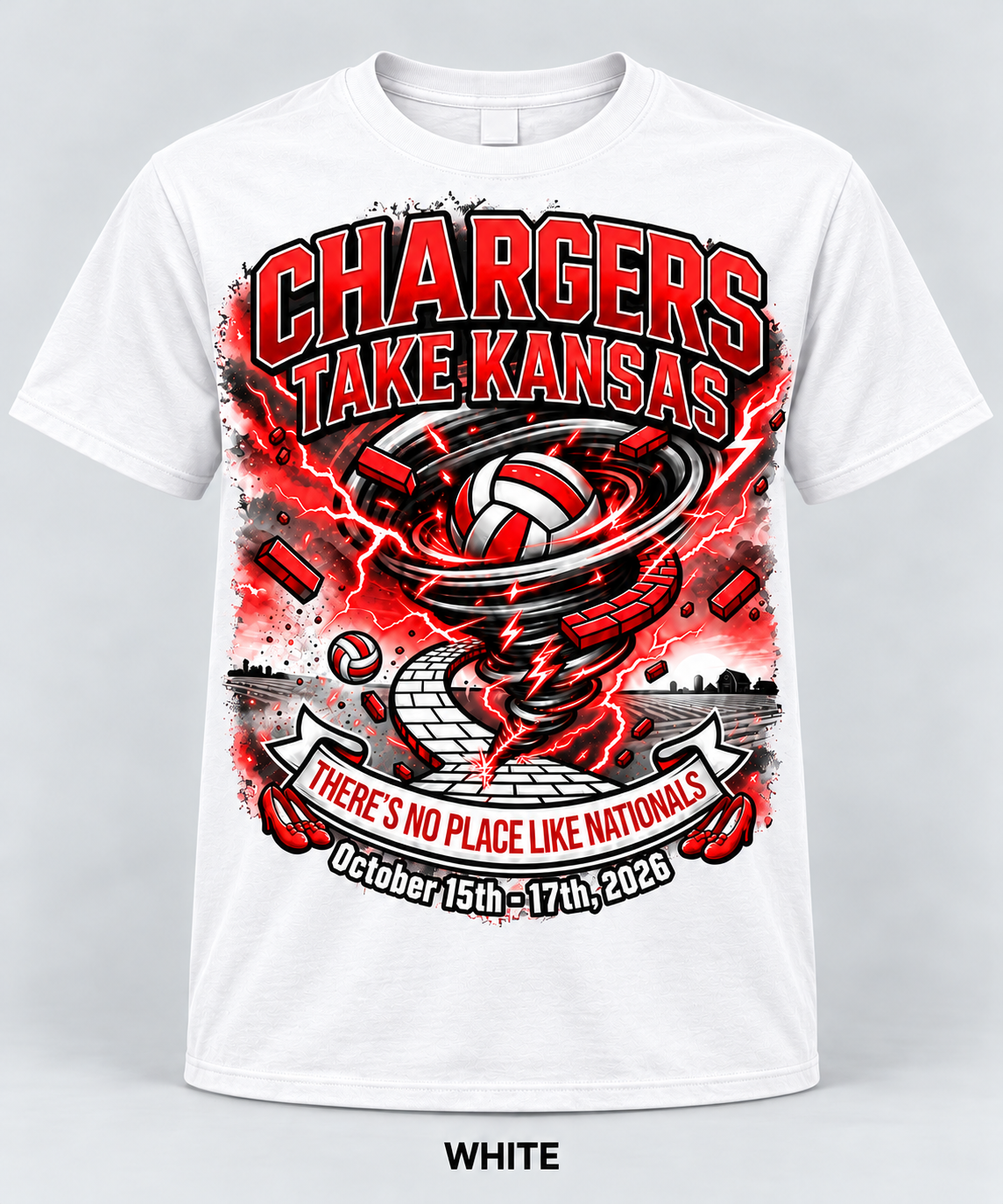 Chargers Take Kansas • Short Sleeve Tee