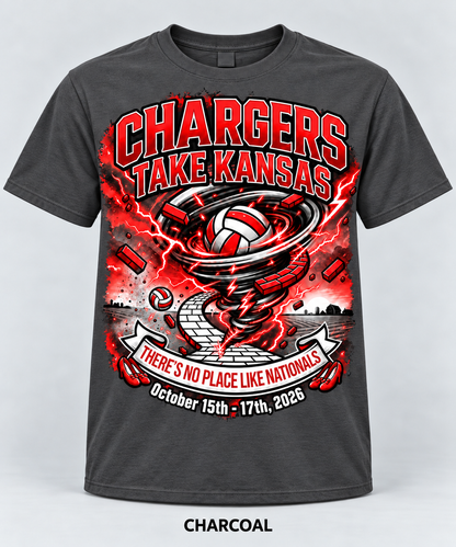 Chargers Take Kansas • Short Sleeve Tee