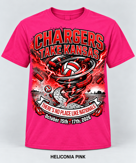 Chargers Take Kansas • Short Sleeve Tee
