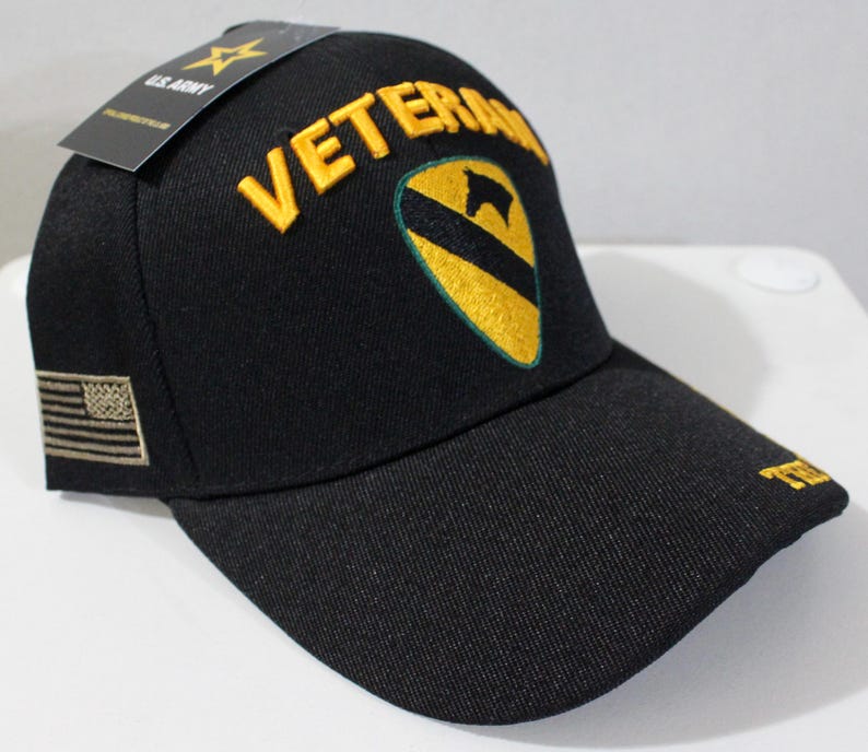Cap • 1ST CAV VET • Black