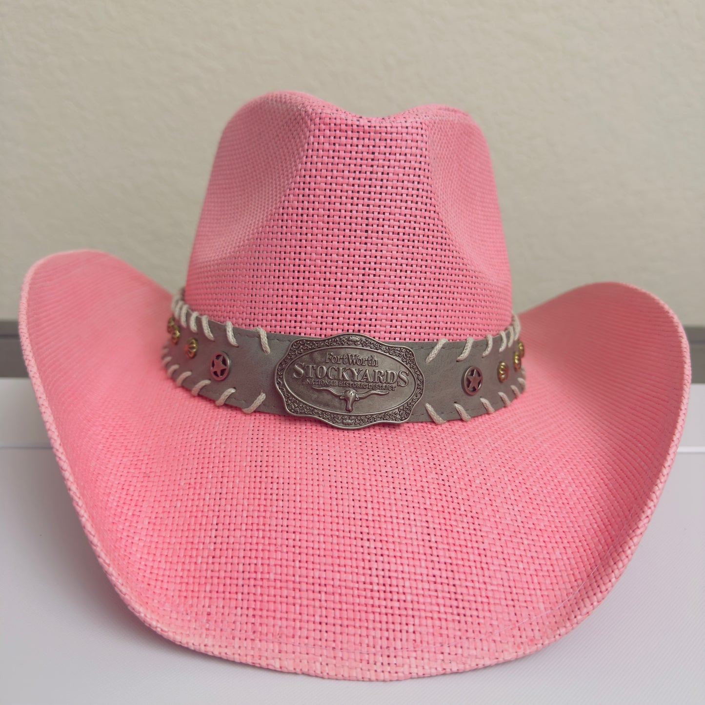 Cowboy Hat • (Light Pink) FW Stockyards