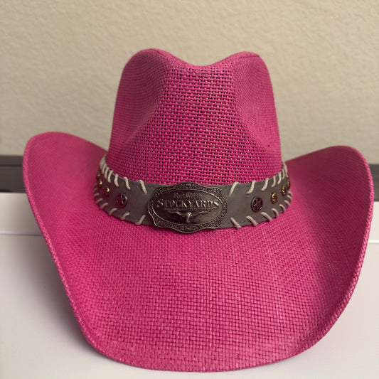Cowboy Hat • (Dark Pink) FW Stockyards