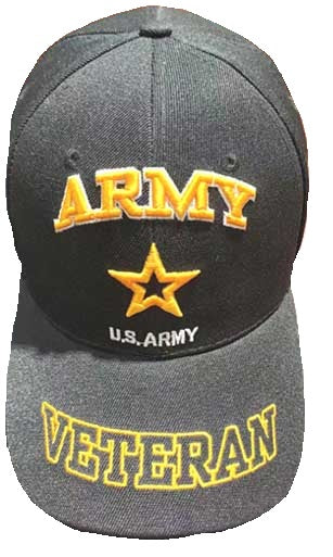 Cap • Army Star • Veteran Brim
