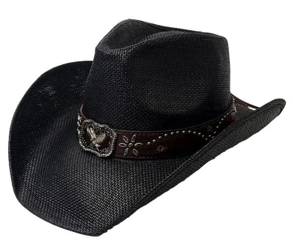 Cowboy Hat • (Black) Eagle