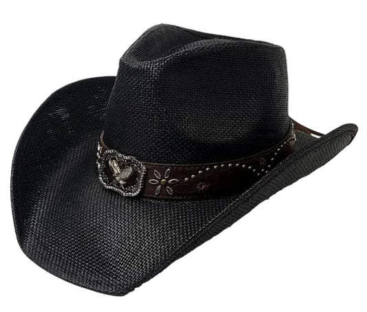 Cowboy Hat • (Black) Eagle