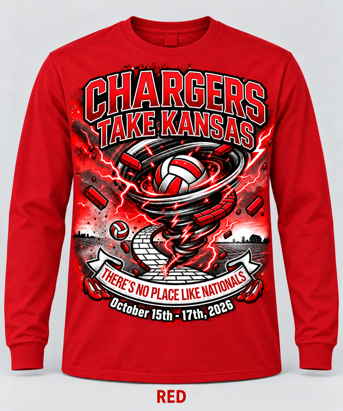 Chargers Take Kansas • Long Sleeve Tee