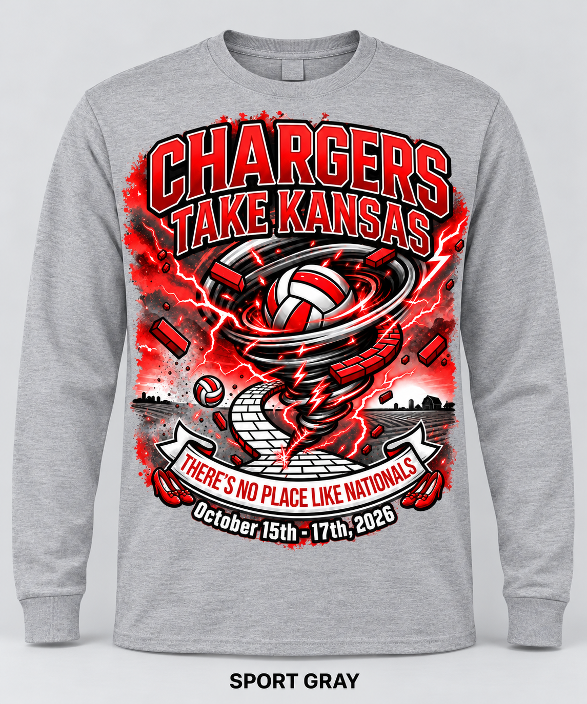 Chargers Take Kansas • Long Sleeve Tee
