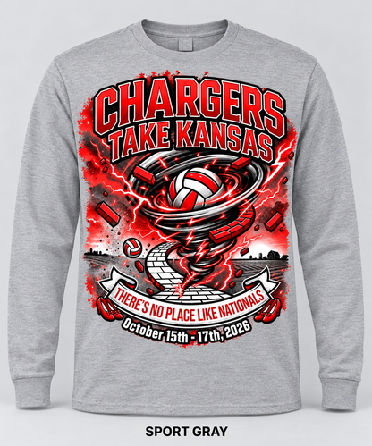 Chargers Take Kansas • Long Sleeve Tee