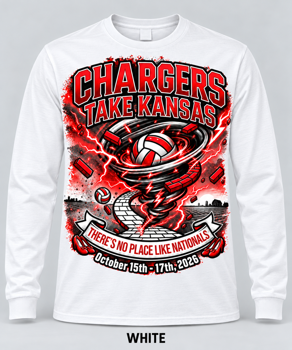 Chargers Take Kansas • Long Sleeve Tee