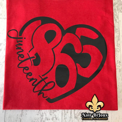 {Juneteenth} 1865 Heart