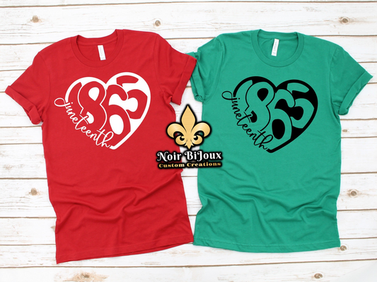 {Juneteenth} 1865 Heart