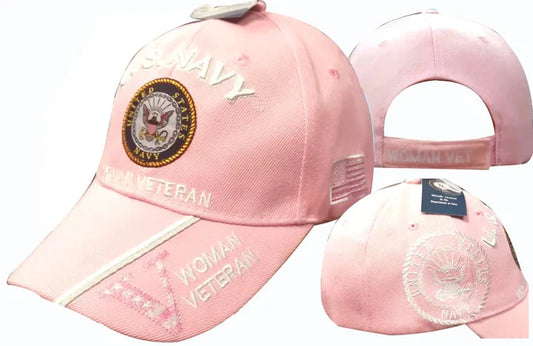 Cap • Woman Veteran • USN • Pink