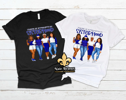 {Greek} Sisterhood {Blue|White}